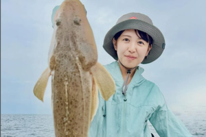 タイラバ初心者さん大活躍の関門海峡で釣れた良型マゴチ